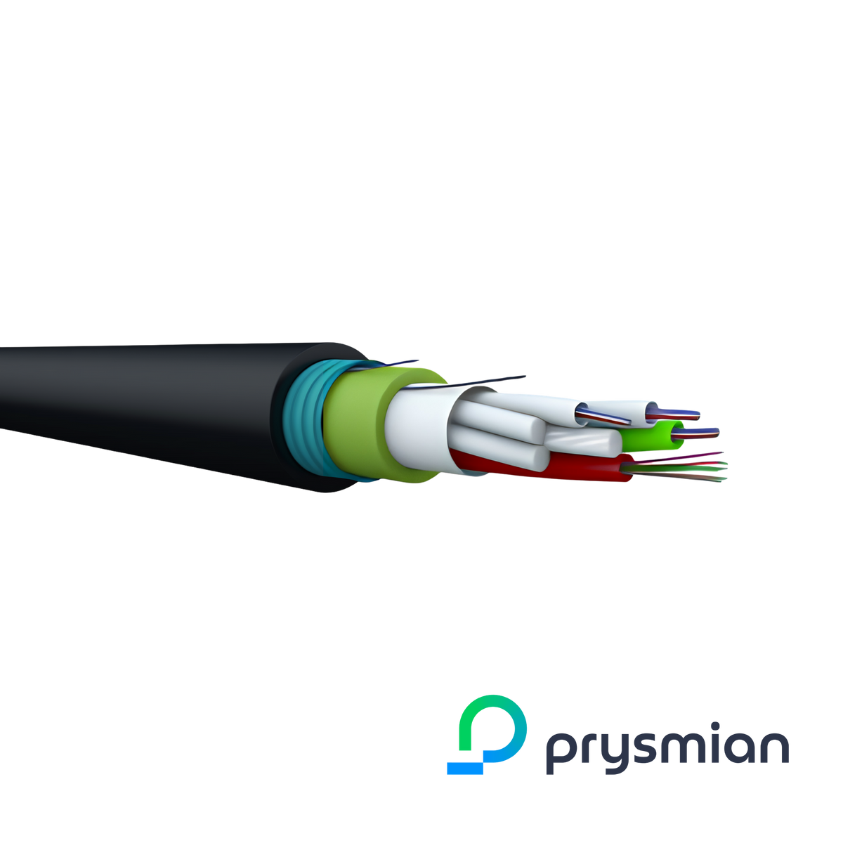 Prysmian 144 Core Singlemode OS2 Multi Loose Tube Cable CST Armour LSZH Ext - Black