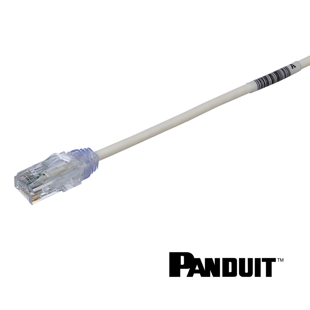 Image of PANDUIT Cat6 28AWG Small Diameter Patch Cord | UTP | Off White (Cat6 28AWG Small Diameter Patch Cord UTP Off White)