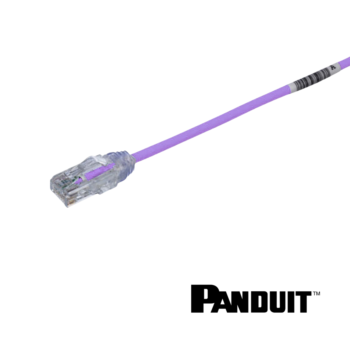Image of PANDUIT Cat6 28AWG Small Diameter Patch Cord | UTP | Violet | Selector (Cat6 28AWG Small Diameter Patch Cord UTP Violet)