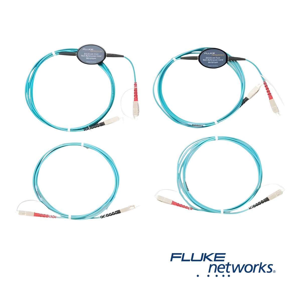 Image of Fluke Multimode 50um Encircled Flux SC-SC Test Reference Cord Kit (MRC-50EFC-SCSCKIT)