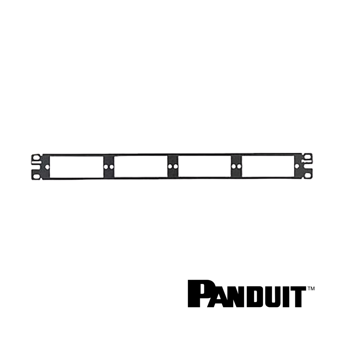 Image of PANDUIT Opticom® Fibre Patch Panel | 1RU | Black (PT-CFAPPBL1)