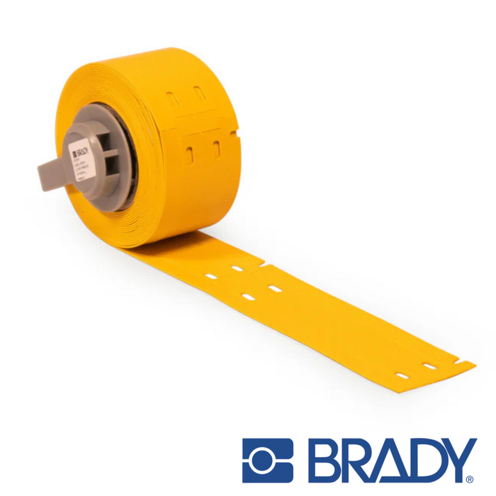 BRADY M610 Indoor Outdoor Polyolefin Cable Tags | Yellow | Selector