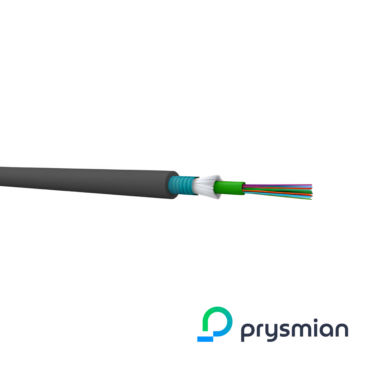Prysmian OS2 G657a1 4 Core Loose Tube Cable, CST Armour, B2ca, Black