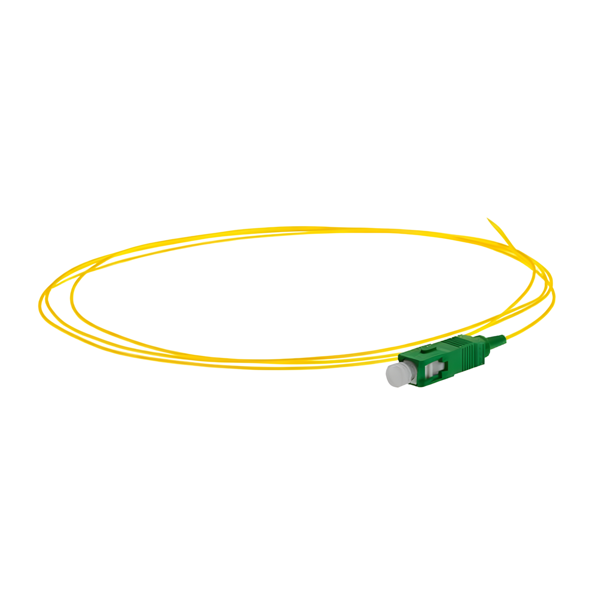 Image of SM UPC Fibre Optic Pigtails 12Pack - (9-PG-LC-1-YW-PK12)