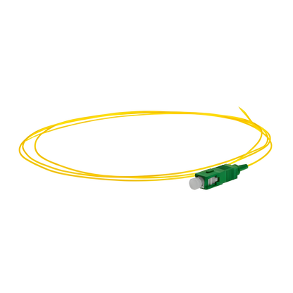 Image of SM APC Fibre Optic Pigtails 12Pack  - (9-PG-SCA-1-YW-PK12)