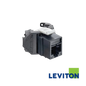 Image of LEVITON AX0 Cat6A Quickport Jack | Shielded (BR-AX6AS-GS6)