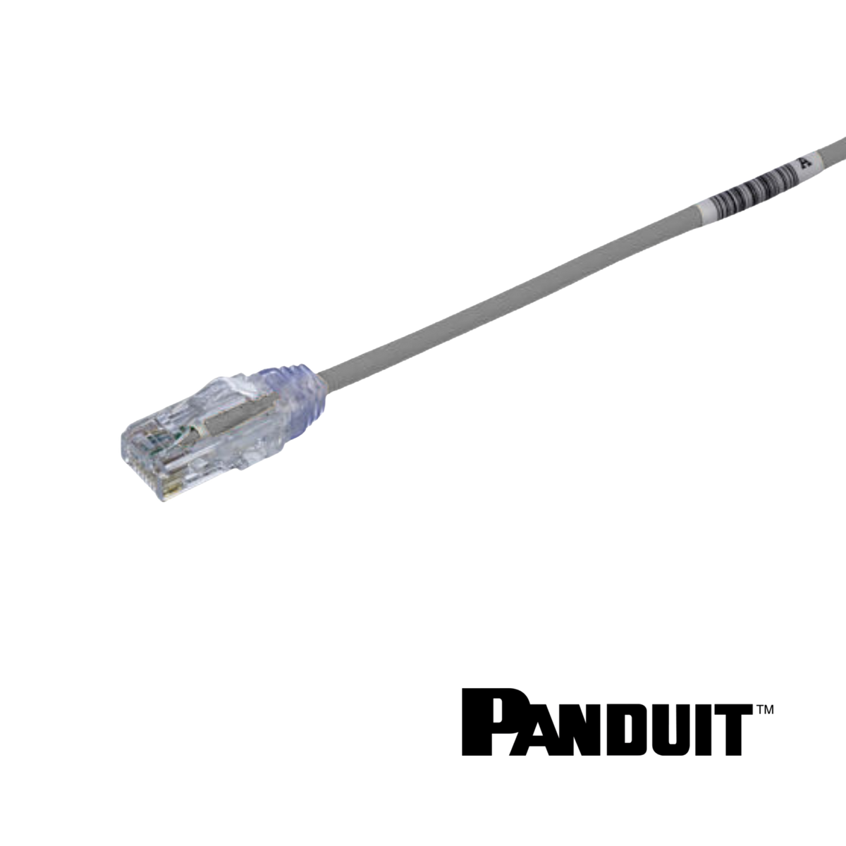 Image of PANDUIT Cat6 28AWG Small Diameter Patch Cord | UTP | Grey (Cat6 28AWG Small Diameter Patch Cord  UTP Grey)