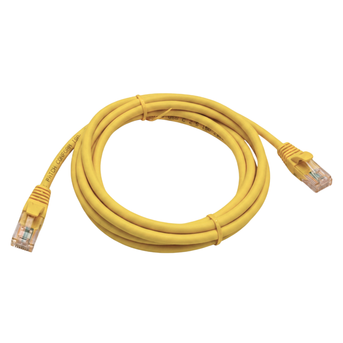 Image of Cat 6 Unshielded Patch Cord | LSZH | UTP | Yellow (NN6PL0.5YW)
