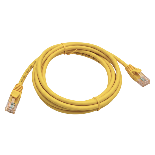 Image of Cat 6 Unshielded Patch Cord | LSZH | UTP | Yellow (NN6PL0.5YW)