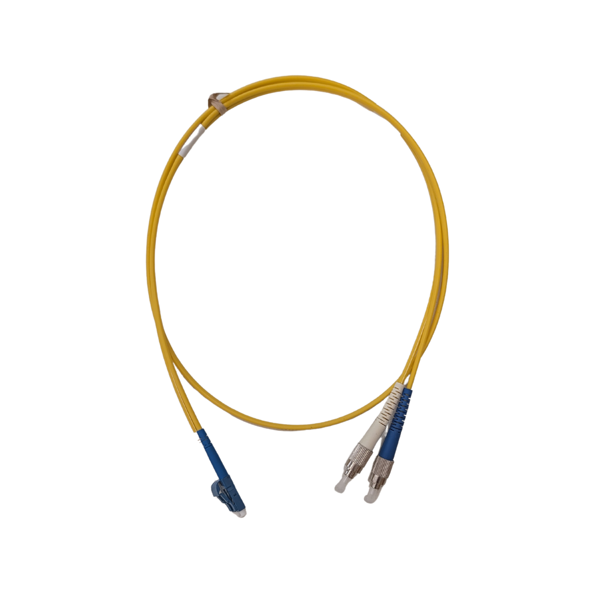 FC-LC OS2 Fibre Optic Patch Lead Yellow
