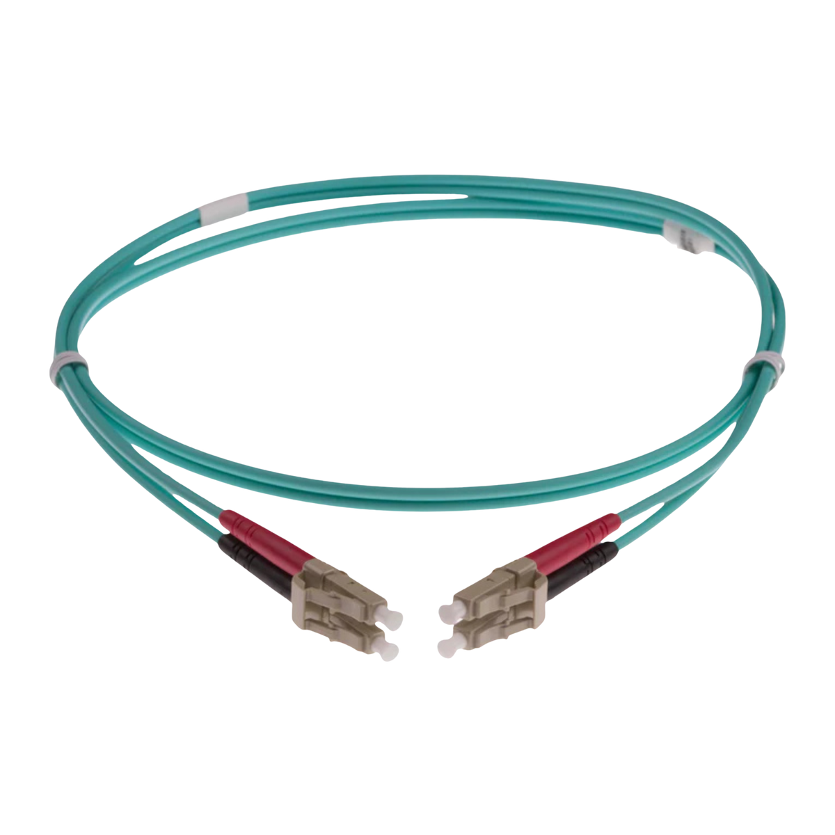 Image of NENCO OM3 Fibre Optic Patch Lead | Selector | Aqua (LC-LC OM3 FIBRE OPTIC PATCH CORD AQUA)