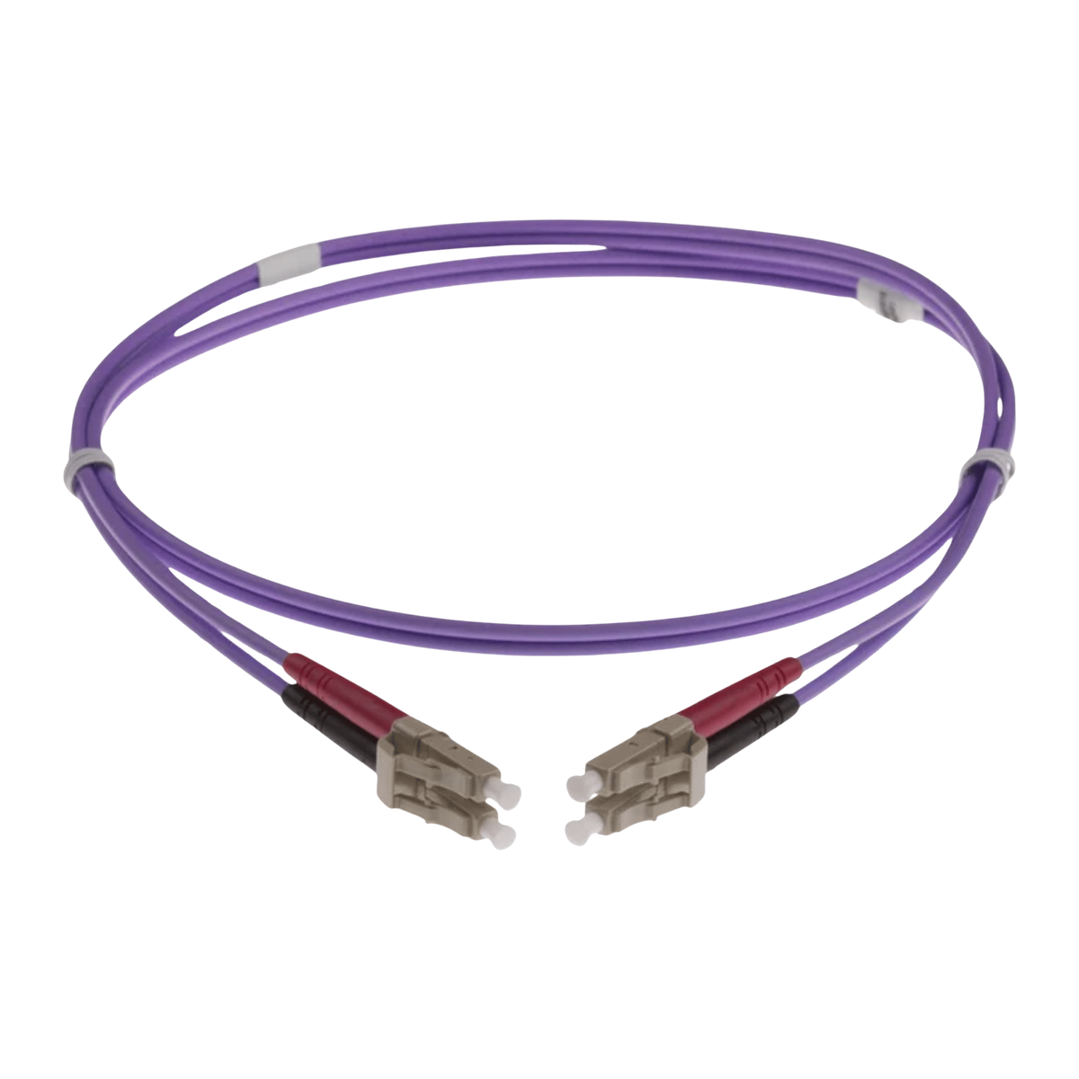 Image of NENCO OM4 DUPLEX FIBRE OPTIC PATCH CORD | Selector | Heather/Violet (LC-LC OM4 DUPLEX FIBRE OPTIC PATCH CORD HEATHER VIOLET)