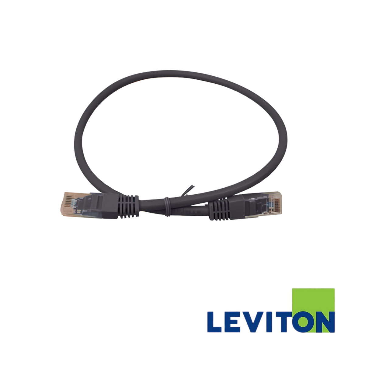 Image of LEVITON Cat6A Shielded Patch Cord | S/FTP (LEVITON Cat6A Shielded Patch Cord SFTP Black)