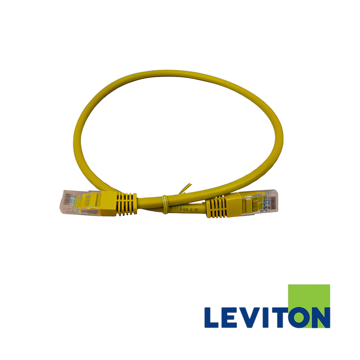 Image of LEVITON Cat6A Shielded Patch Cord | S/FTP (LEVITON Cat6A Shielded Patch Cord SFTP Yellow)