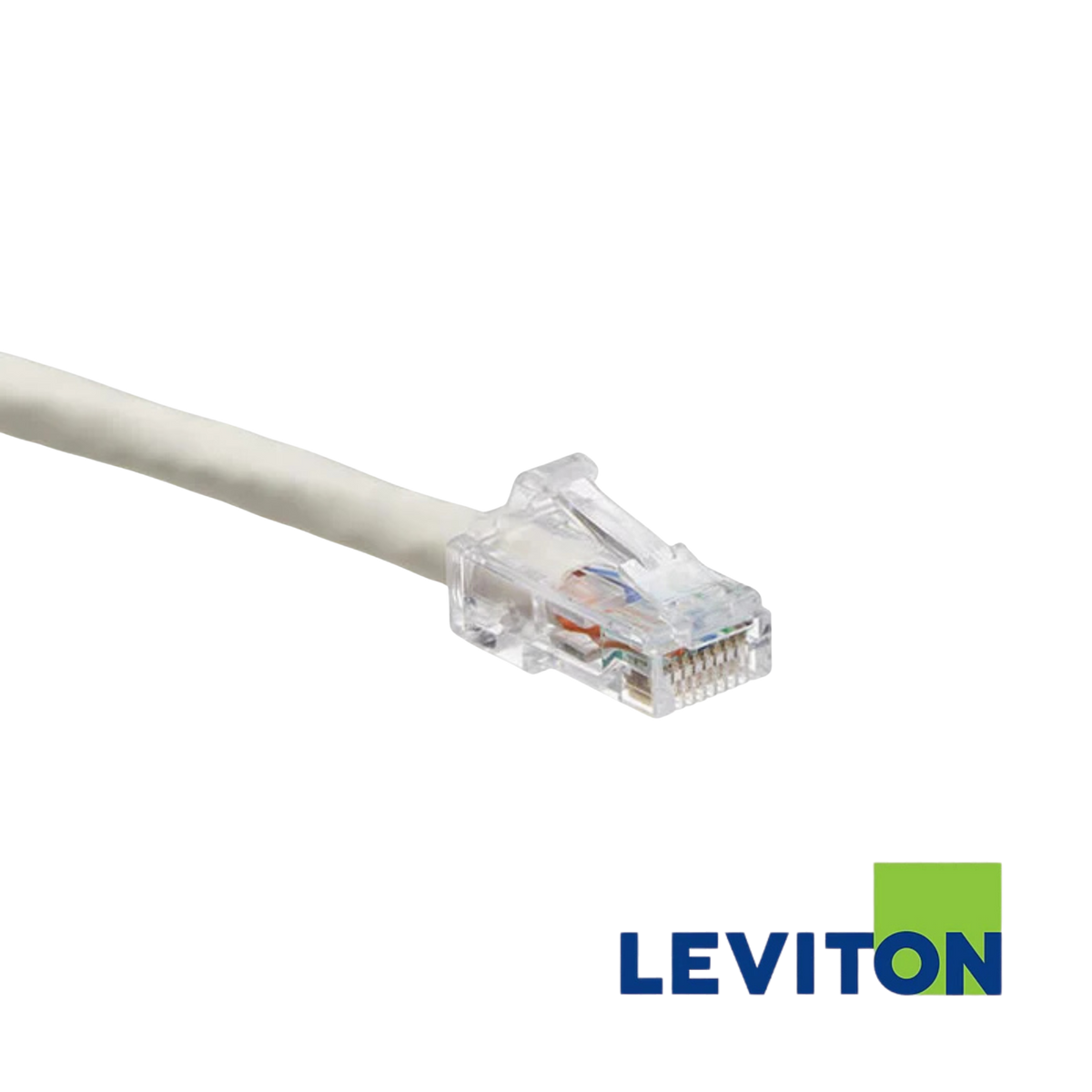 Image of LEVITON Cat6 Unshielded Patch Cord (LEVITON Cat6 Unshielded Patch Cord White)