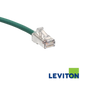 Image of LEVITON Cat 6A U/FTP High-Flex Patch Cord (LEVITON Cat 6A UFTP High-Flex Patch Cord Green)