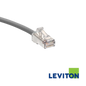 Image of LEVITON Cat 6A U/FTP High-Flex Patch Cord (LEVITON Cat 6A UFTP High-Flex Patch Cord Grey)