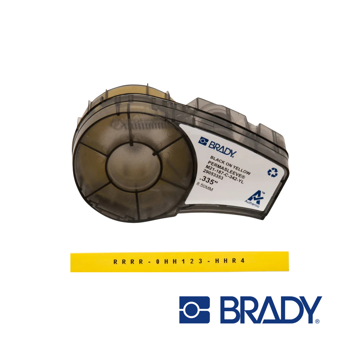 Image of BRADY M211 & M210 PermaSleeve Wire Marking Sleeves | 1.57MM - 3.81MM Diameter (M21-187-C-342-YL)