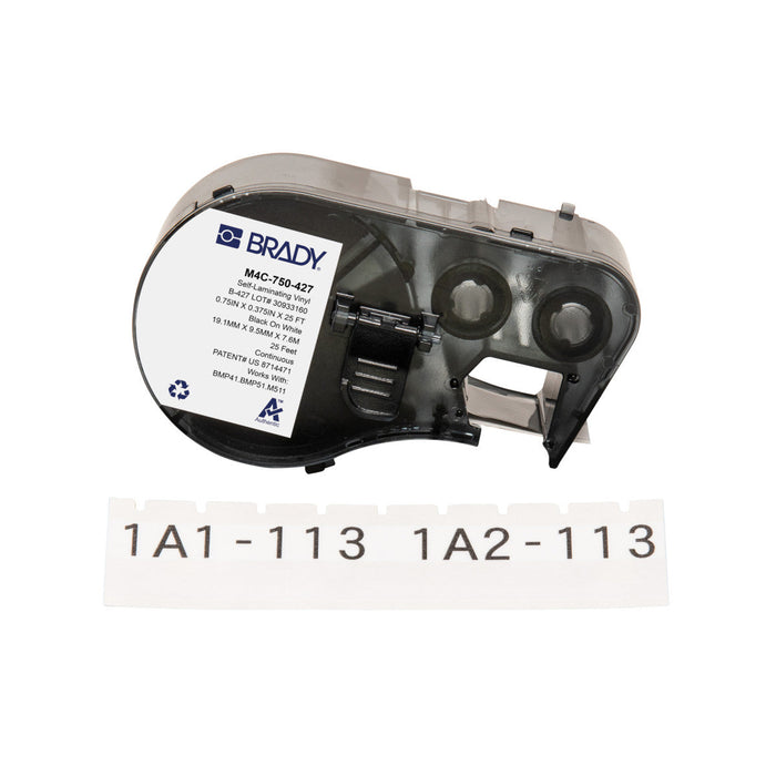 BRADY M511 Self-Laminating Vinyl Wire and Cable Labels | Selector