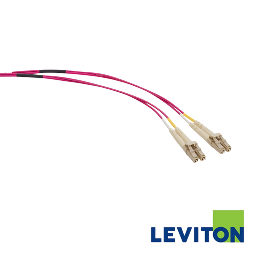 Image of LEVITON OM4 VPC Fibre Optic Patch Lead | Selector (OM4 VPC Fibre Optic Patch Lead)