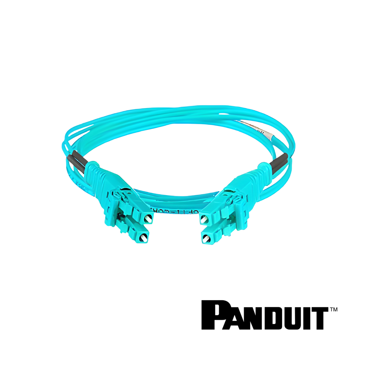 Image of PANDUIT Opti-Core®  Push-Pull OM4 LC Standard IL Duplex Fibre Patch Cord (Opti-Core®  Push-Pull OM4 LC Standard IL Duplex Fibre Patch Cord (1))