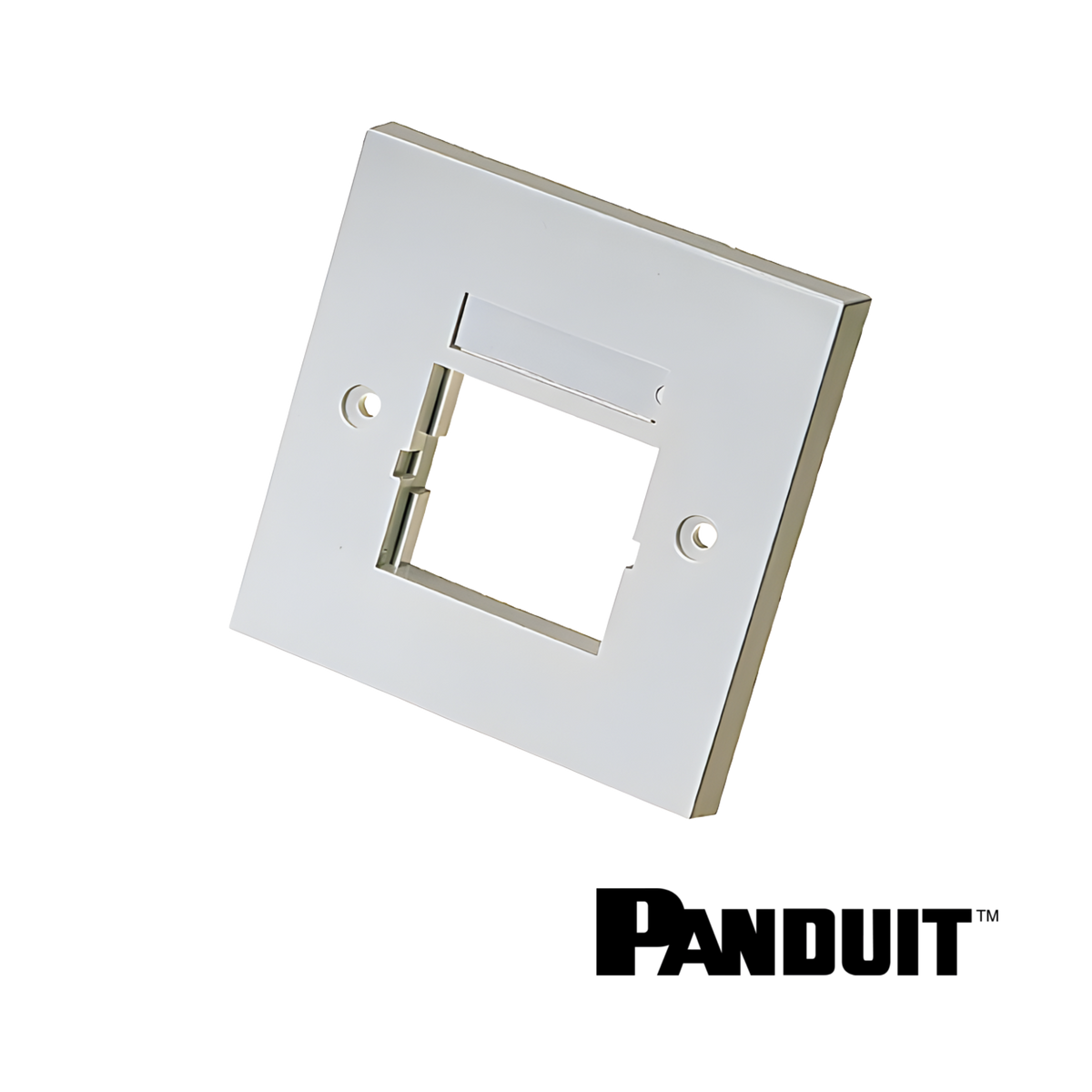 Image of PANDUIT NetKey Faceplate Frame 86mm x 86mm | With Label (PT-CBUKAWY)