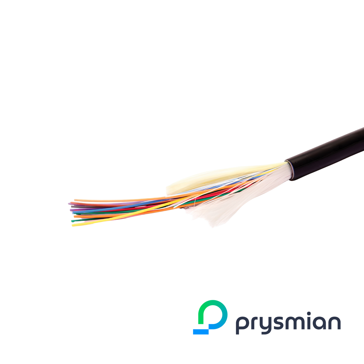 Image of Prysmian OM3 Tight Buffered Cable, B2ca, Black