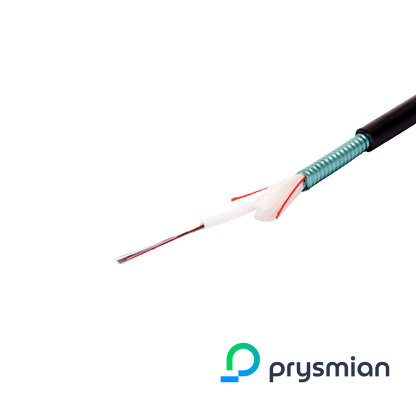 Prysmian Singlemode OS2 G657a1 Loose Tube Fibre Cable CST Armour LSZH, Eca, Ext