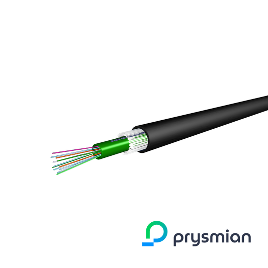 Prysmian 16 Core Singlemode OS2 G657a1 Loose Tube Cable, LSZH, Eca, Ext