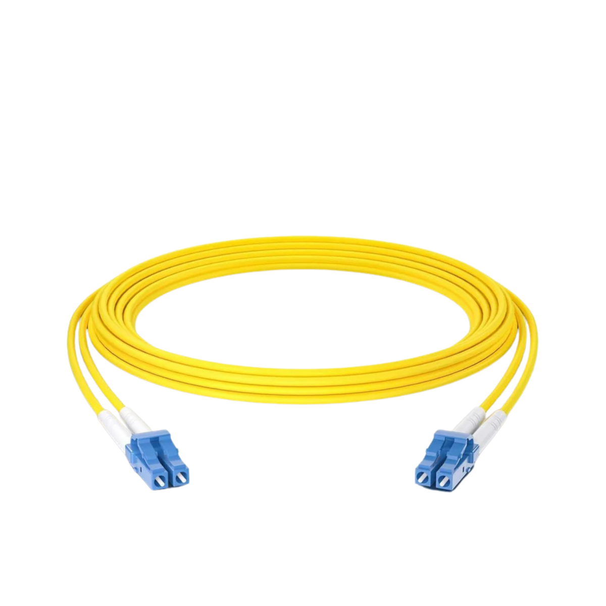 Image of 1M SC-SC OM3 Duplex Patch Cord, Yellow (SC-SC OM3 Duplex Patch Cord, Yellow)