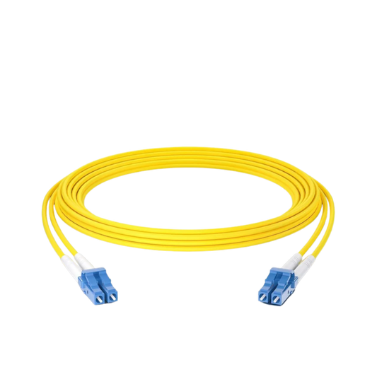 Image of 1M SC-SC OM3 Duplex Patch Cord, Yellow (SC-SC OM3 Duplex Patch Cord, Yellow)