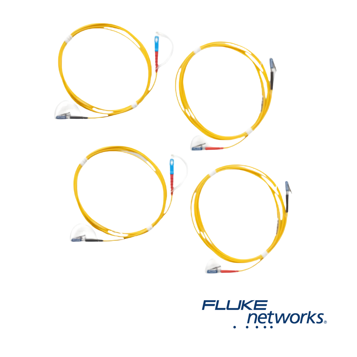 Image of Fluke Networks Singlemode SC-LC Test Reference Cord Kit (Metal LC) (SRC-9-SCLC-KIT-M)