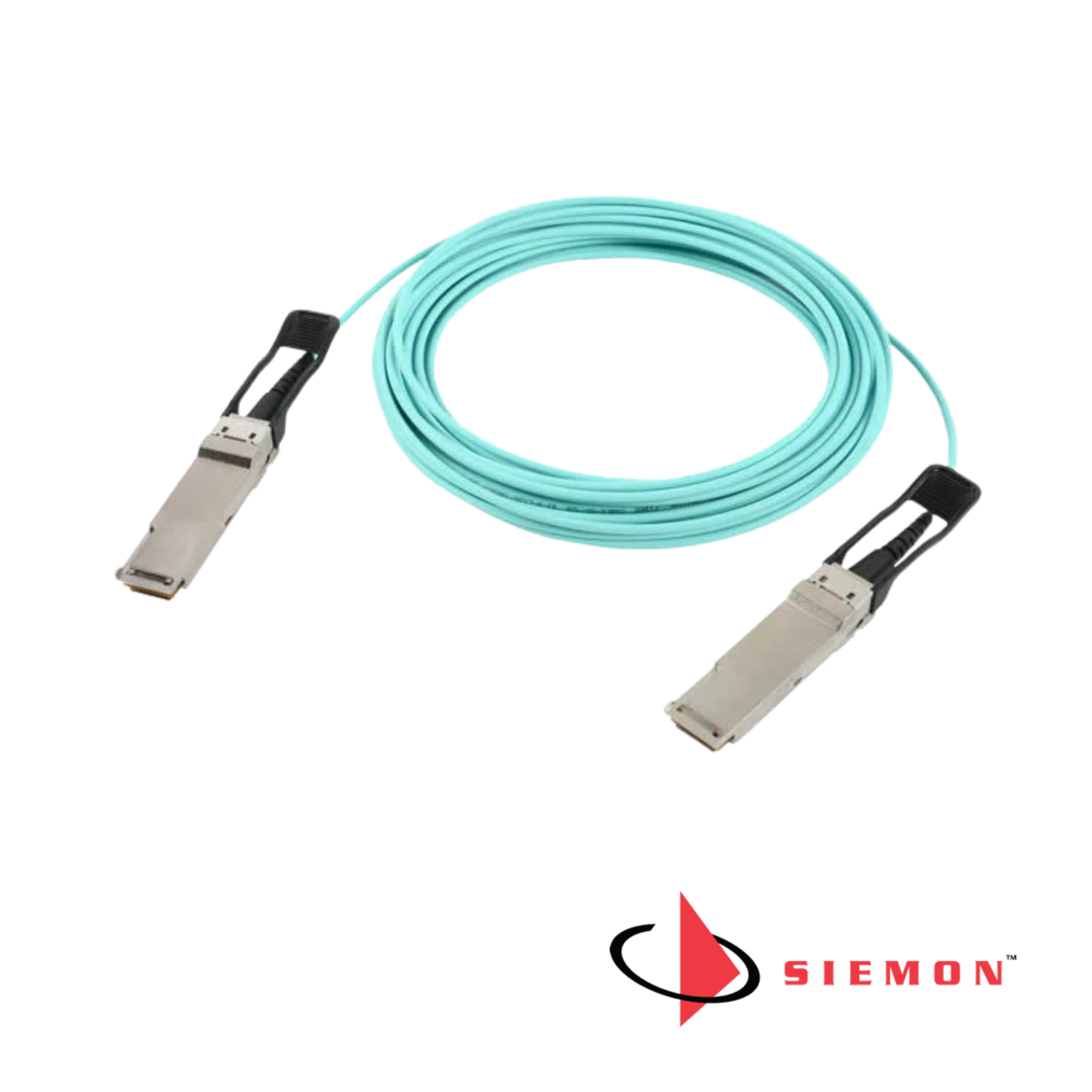 Siemon 100Gb/s AOC, QSFP28 High Speed Interconnect, Active Optical Cable