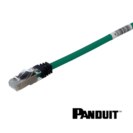 Image of PANDUIT TX6A™ Cat6A 10Gig Patch Cord | Shielded | Green | Selector (TX6A Cat6A 10Gig Patch Cord  Shielded  Green)