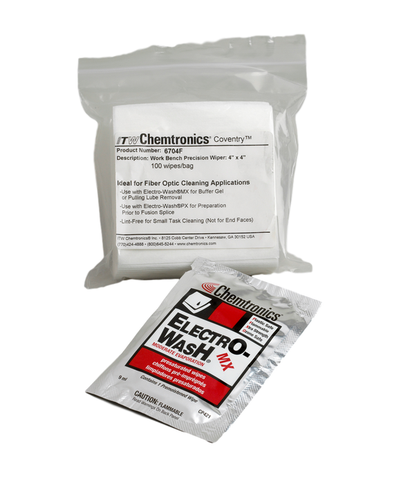 Chemtronics Dry Coventry Econowipes (100)